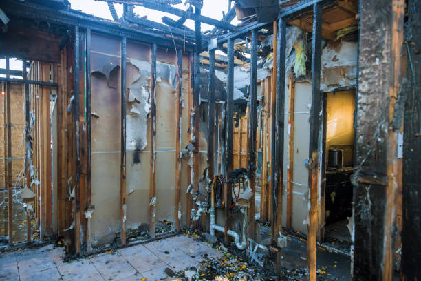 Professional Fire Damage Removal technician working in Le Sueur, MN
